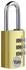 Yale Zahlenschloss Aluminium gold 20mm, 3 Zahlenreihen (YE3CB/20/121/1/GO)