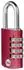 Yale YE3CB Zahlenschloss Aluminium, 38mm, rot (YE3CB/38/131/1/CO)