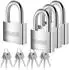 LuxusKollektion Hochsicherheits-Vorhängeschloss Edelstahl 40mm gleichschließend 4er-Pack