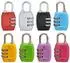 LuxusKollektion Zahlenschloss 3-stellig, 8er-Set, 8 Farben
