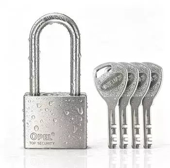 LuxusKollektion Vorh&auml;ngeschloss Edelstahl 304, 40mm, wetterfest
