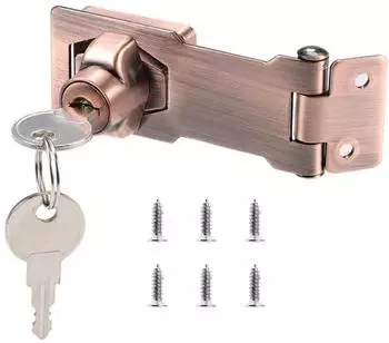 LuxusKollektion &Uuml;berfalle 76mm abschlie&szlig;bar, Zinklegierung, rot-kupfer
