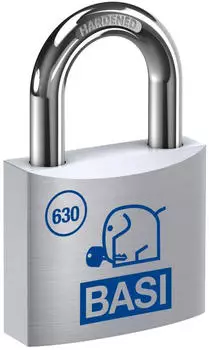Basi VHS 630 Vorhängeschloss 60mm gleichschließend, Aluminium (6300-6001-6003)