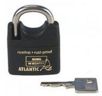 BURG-W&Auml;CHTER Vorhangschloss 217 Atlantic NI, verschiedensperrend, Breite 40 mm