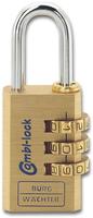 Burg-W&auml;chter Vorhangschloss Messing Combi Lock 80/30 mm - 80 30 mm