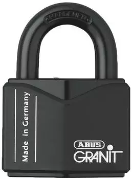 ABUS 37/55 schwarz (verschiedenschließend)