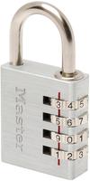 MASTER LOCK Vorhangschloss 7640 EURD Zahlenschloss, 40 mm, Aluminium Finish, SB
