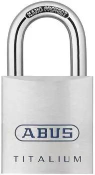 ABUS 80TI/50 titalium (verschiedenschlie&szlig;end)