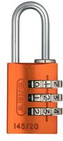 ABUS Zahlenschloss 145/20 Orange - Kofferschloss, Spindschloss u. v. m. -