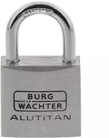 Burg W&auml;chter 36020, Vorhangschloss Burg W&auml;chter Alutitan 770, Aluminium massiv