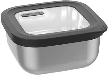 GEFU Frischhaltedose Provido eckig 1,800 ml (Frische- Und Vorratskontrolle Per App)
