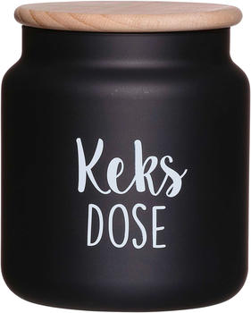 Ritzenhoff & Breker Vorratsglas Keksdose 1,1l schwarz weiß