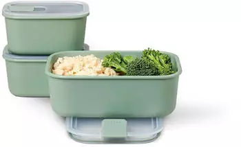 Rosti Mepal EasyClip Frischhaltedosen Set 3-teilig Nordic sage