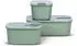 Rosti Mepal EasyClip Frischhaltedosen Set 3-teilig Nordic sage