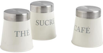 Aubry Gaspard Tea sugar coffee storage containers (0699906)