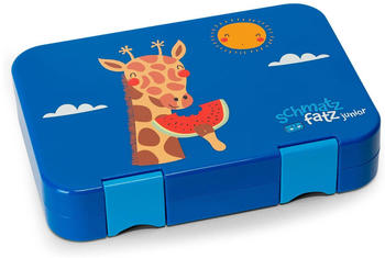 Schmatzfatz Junior Lunchbox Bento Box blau Giraffe