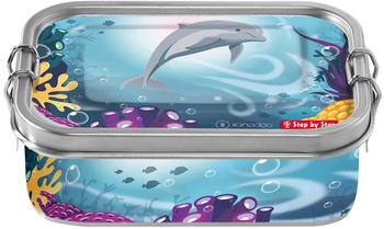 Step by Step Edelstahl-Lunchbox 17cm 0,8l dolphin pippa (213504)