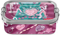 Edelstahl Lunchbox 213508, Step by Step Edelstahl Lunchbox Glitter Heart