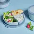 Rosti Mepal Bento-Schüssel Multischale mit 3 Fächern rund Nordic blue (106219015700)