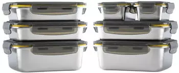 Pika Edition Set of 7 food containers (1390921)