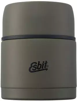 Esbit Edelstahl Thermobehälter Food, 0,5l Olivgrün (FJ500ML-OG)
