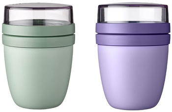 Rosti Mepal Lunch Pot Ellipse 2-teilig Vivid Lilac/ Nordic Sage