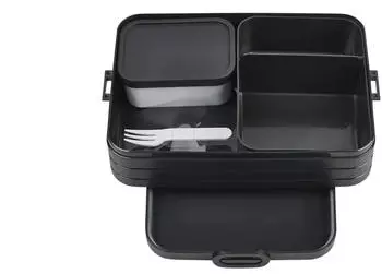 Rosti Mepal Brotdose Large mit Fächern Nordic black