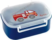 sigikid 25408 - Brotdose Feuerwehr, inklusive zus&auml;tzlichem Rohkostsch&auml;lchen