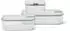 Rosti Mepal Frischhaltedosen-Set EASYCLIP aus Glas, 3-tlg. in nordic sage (2x 1000 ml, 1x 2250 ml)