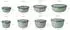 Rosti Mepal Multischüssel-Set CIRQULA rund, 3-teilig in nordic sage (350 + 750 + 1250 ml)