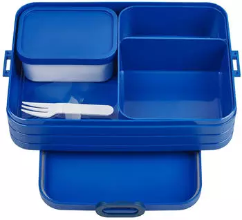 Rosti Mepal Brotdose Large mit F&auml;chern Vivid blue