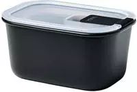 Mepal Frischhaltedose EasyClip, aus Kunststoff, 0,45 Liter, Nordic black, luftdicht