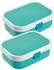 türkis: Rosti Mepal Campus Bento Snackbox 2er Set