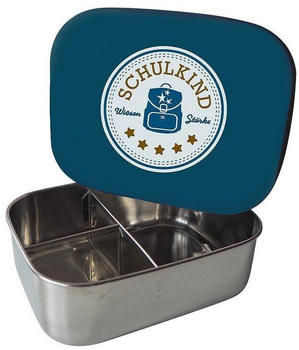 Kikadu Brotdose Schulkind petrol