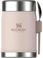 Thermos-Speisegef&auml;&szlig; mit Spork Stanley Classic Legendary Rose Quartz, 0.4 l