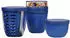 Rosti Mepal Snackpot-Set Ellipse 3-teilig Vivid Blue
