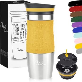 Milu M&uuml;slibecher to go 400ml Rosa