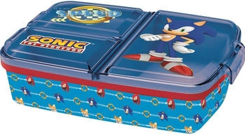 Stor 3-Fach-Sandwich-Box 18x13cm Hedgehog Blau