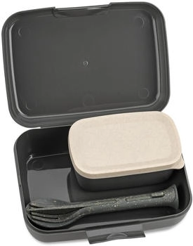 Koziol Lunch Box Candy ready mit Besteck-Set grau (7272701) Koziol Lunch Box Candy ready mit Besteck-Set grau (7272701)