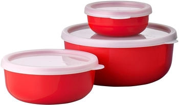 Rosti Mepal Aufbewahrungsdosen-Set LUMINA, 3-tlg. in nordic red