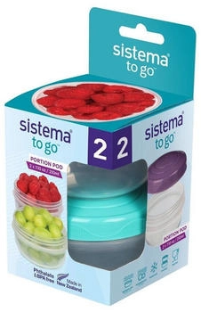 Sistema Snack Pots to go 210 ml 2 Stk.