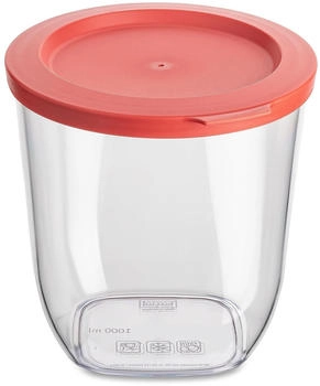 Koziol Vorratsdose CONNECT DRY in coral (1 l)