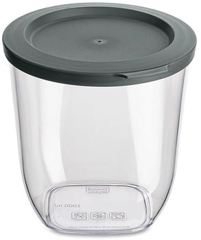 Koziol Vorratsdose CONNECT DRY in grau (1 l)