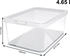 Rotho Vorratsdose Cauma, Kunststoff, 4,65 Liter, mit Abtropfgitter, transparent, eckig