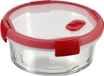 Curver pojemnik cook okrągły 0,6l /transparentny/ czerwony