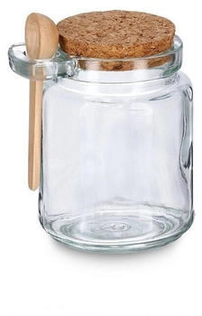 Zeller Vorratsglas m. Löffel Korkdeckel 19599