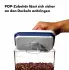 OXO Good Grips 3-teiliges rechteckiges POP-Behälter-Set mit Löffel, Set 1.6L + 2.6L + Schaufel, weiß