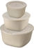 Koziol Connect Box Stockholm 3er Set Nature Desert Sand 7873700