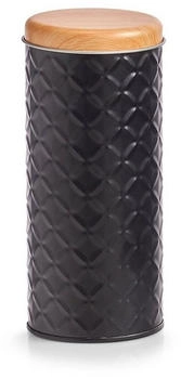 Zeller Scandi Dose aus Metall, schwarz 19334 , Maße: Ø 7,5 x 18 cm