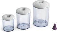 Magic Vac - Magicvac Vakuumbeh&auml;lter, 3er Set, 0,75/1,5/3 L, Mit Deckel